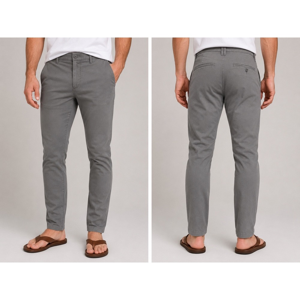 J.Crew 484 Slim Fit Chino Pants Men's 33x30 Khaki Stretch Twill